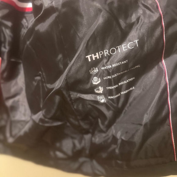 Black Puffer Jacket with Fur Hood - Picture 8 of 10